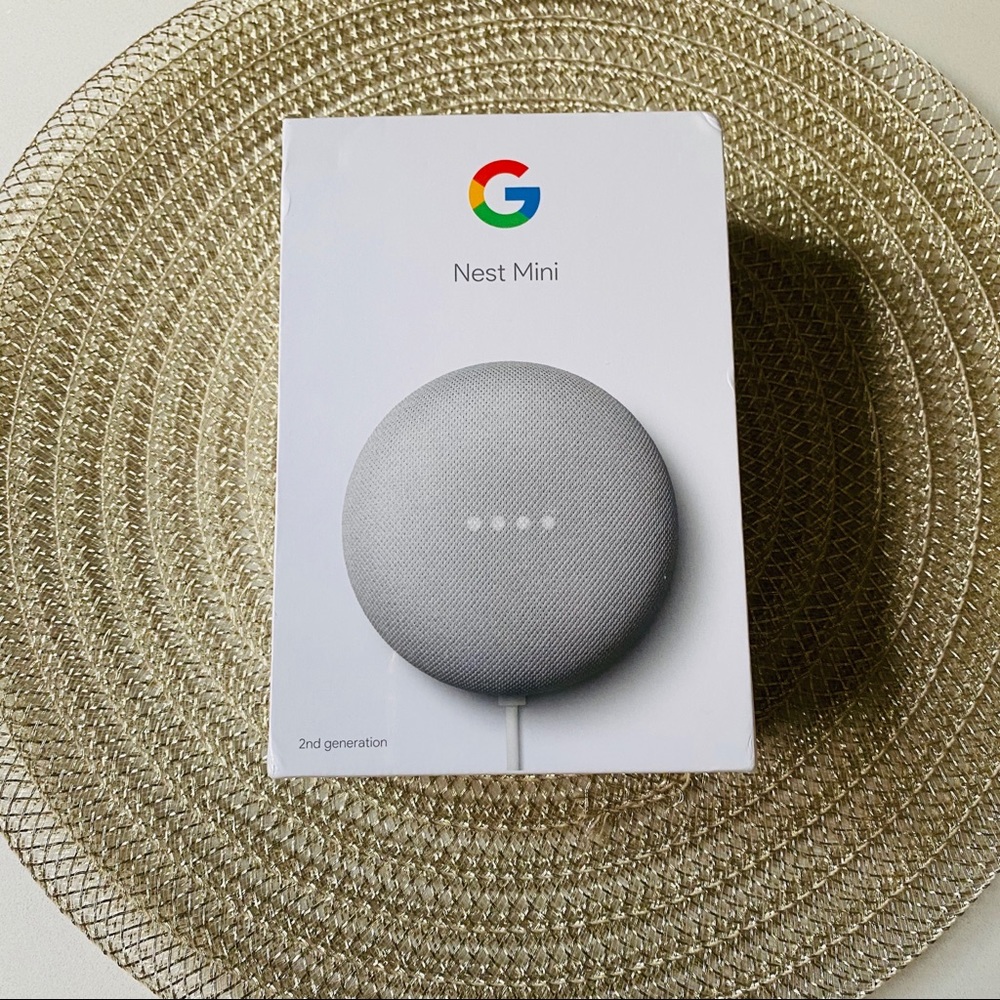 Google nest mini, 2nd generation in chalk/white